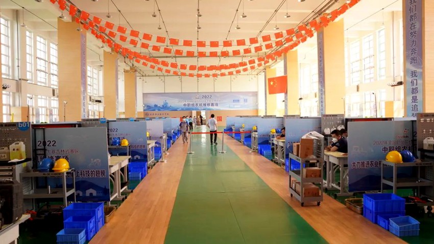 比賽場地。（長春職業技術學校供圖）