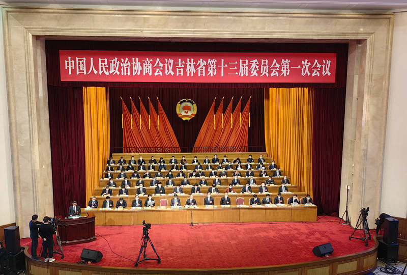 1月14日，中國人民政治協商會議吉林省第十三屆委員會第一次會議在長春開幕。人民網李洋攝