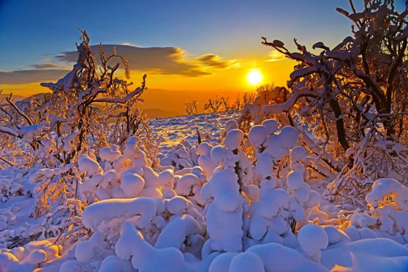 敦化老白山雪村景區。（資料照片）