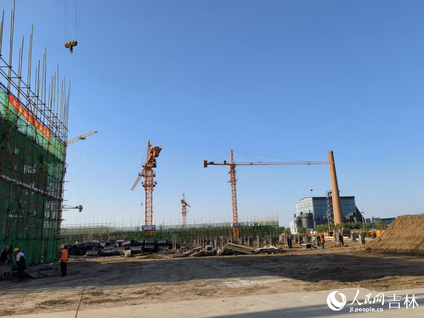 德惠市新型城市央廚供應鏈（火鍋食材加工）項目。人民網記者 馬俊華攝