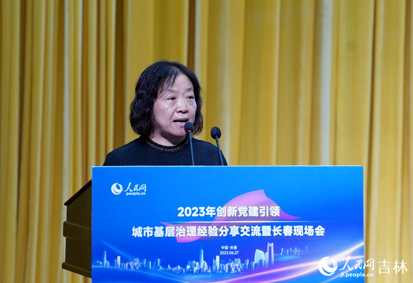 北京市大興區委社會工委委員、二級調研員李洋。人民網 石天蛟攝