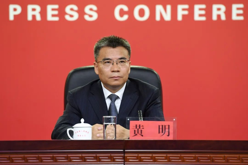 吉林省人社廳副廳長黃明。（吉林發布）