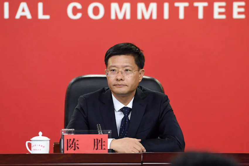 吉林省市場監督管理廳廳長陳勝。（吉林發布供圖）