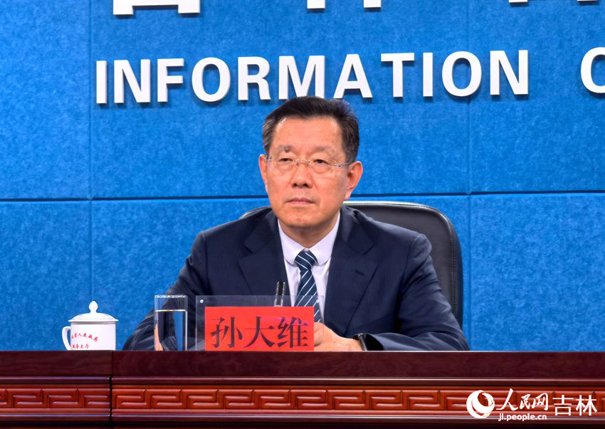 吉林省工信廳二級巡視員孫大維。人民網記者 馬俊華攝