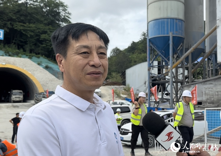 吉高集團派駐蒲煙高速公路項目副指揮長王威。實習生 尹嘉怡攝