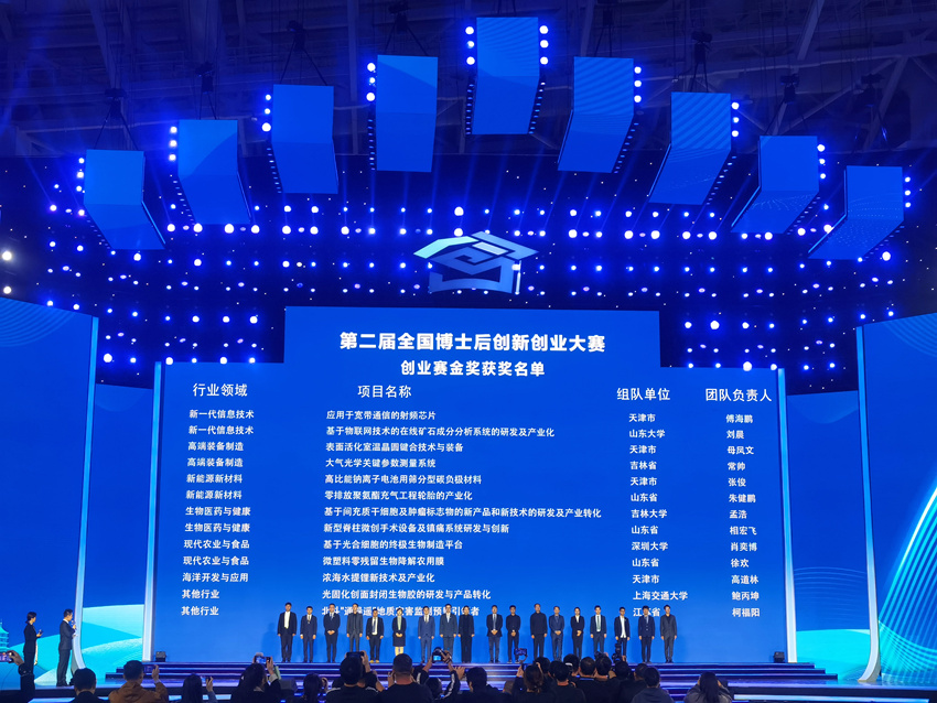 金獎頒獎現場。人民網記者 王海躍攝