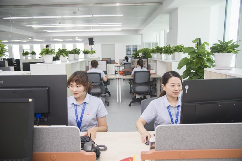 長天集團客戶服務中心。（資料圖片 長天集團供圖）