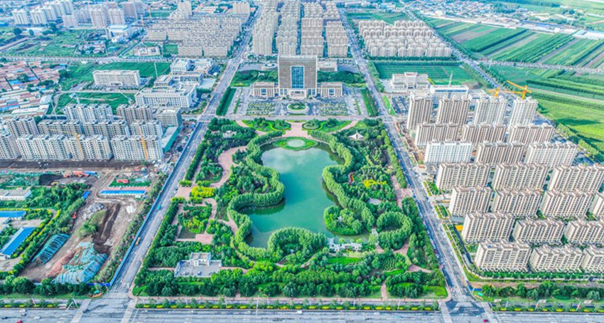 德惠市航拍。（德惠市委宣傳部供圖）