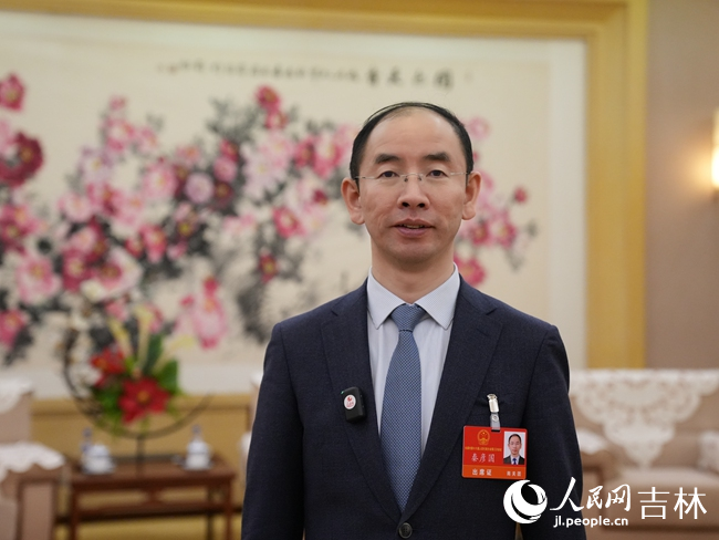 長春市人大代表、吉林大學白求恩第二醫院院長秦彥國。人民網記者 李洋攝
