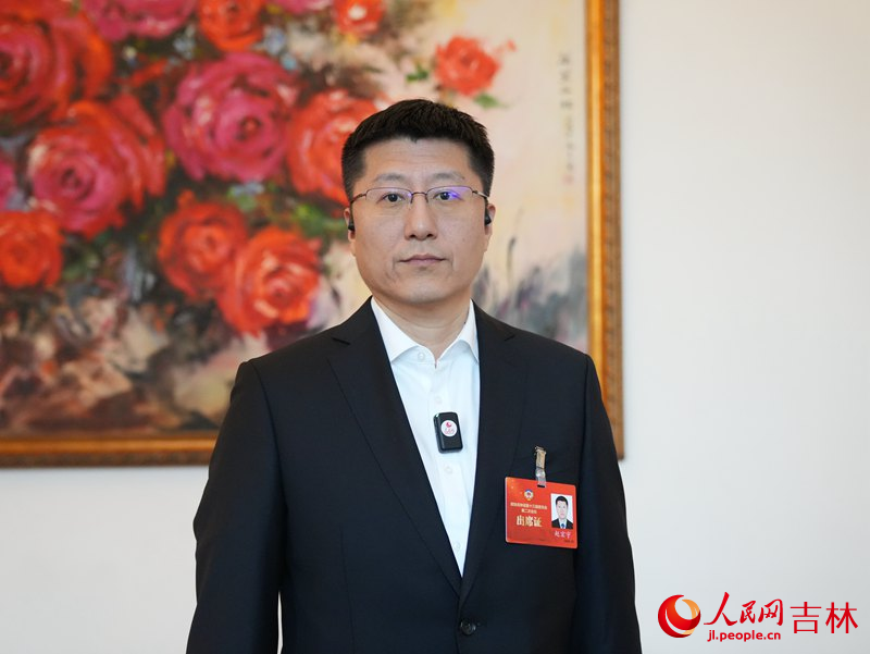 吉林省政協委員、吉林建筑大學建筑與規劃學院副院長趙宏宇。人民網記者 李洋攝