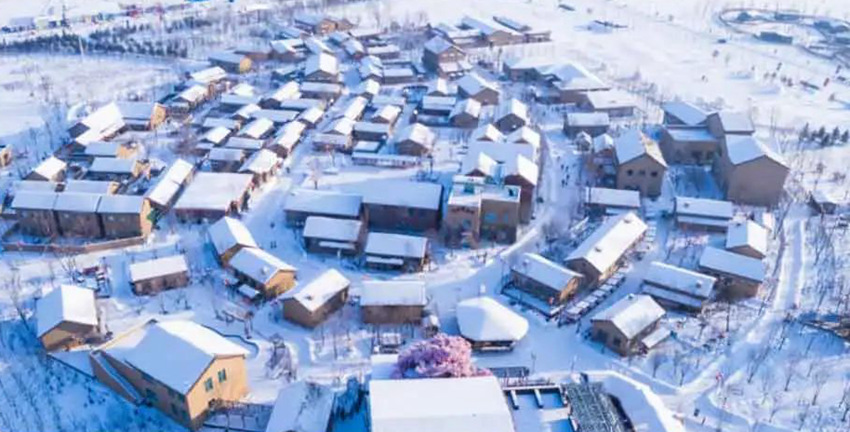 知北村城市雪村。（圖片來源：悠游吉林）