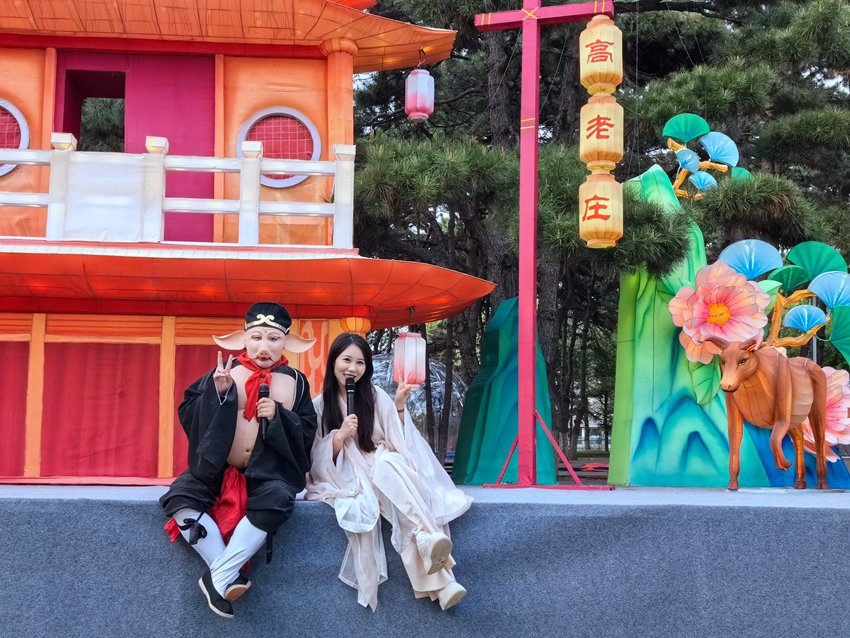 長春動植物公園高老莊主題場景。人民網記者 王海躍攝