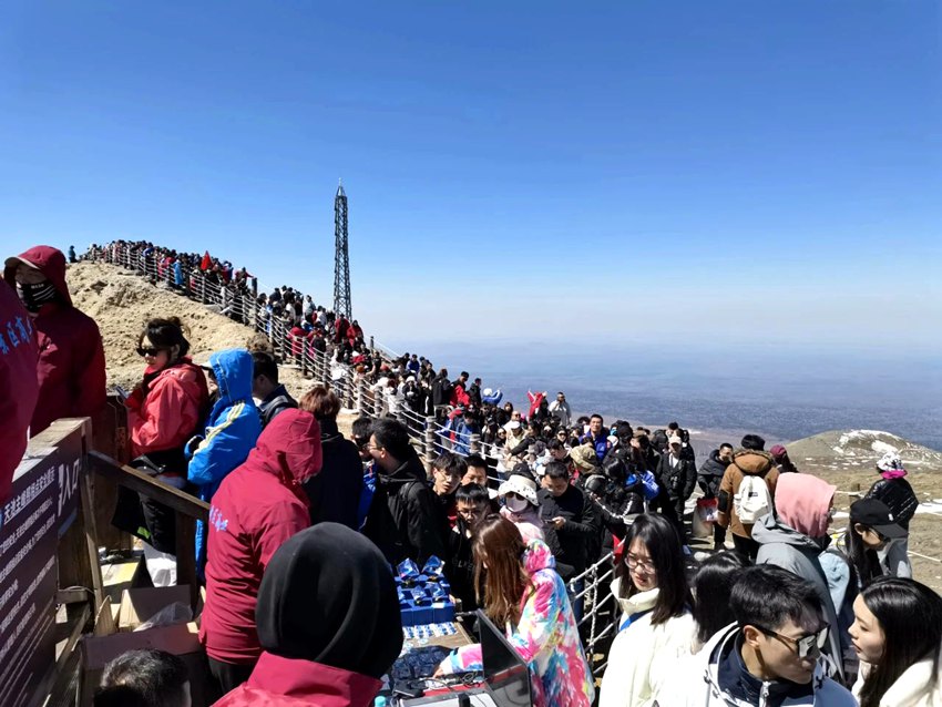 長白山景區。