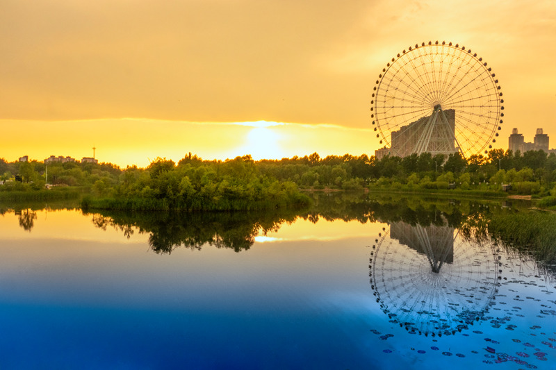 四平美景。呂昊俊 攝