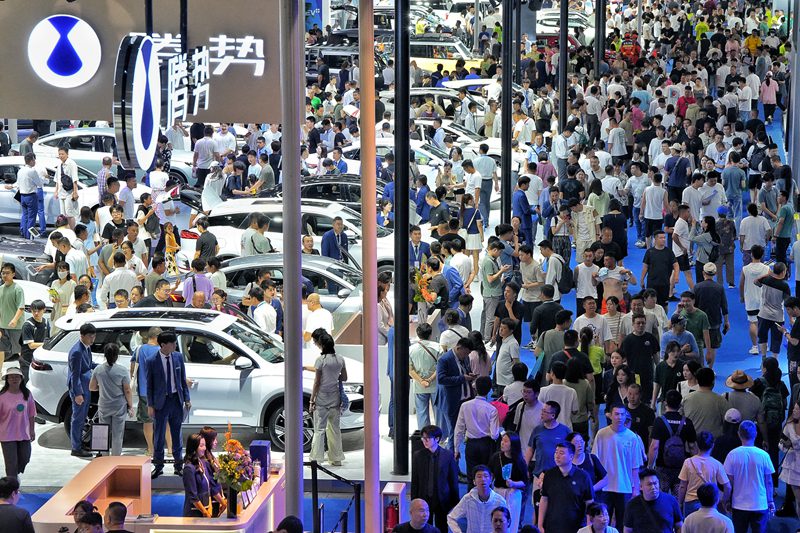7月13日，第21屆長春國際汽車博覽會在長春東北亞國際博覽中心舉辦。人民網記者 李洋攝