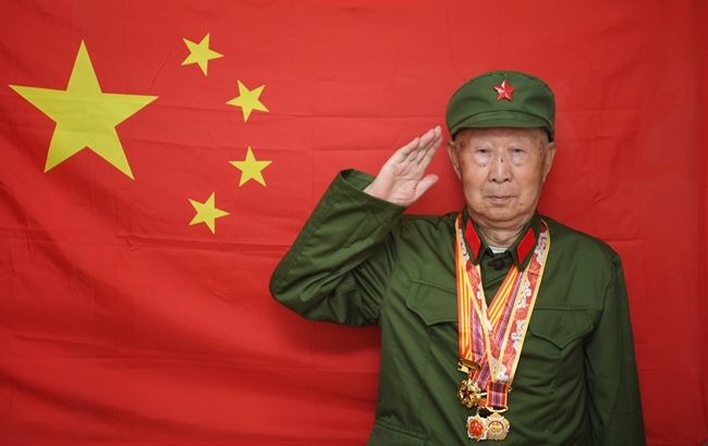 老兵朱萬金。