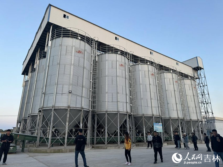 可儲存3000噸種子的玉米倉儲庫。人民網記者 李思玥攝