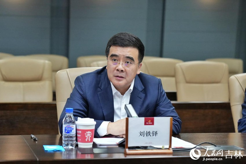 吉林省委宣傳部副部長、吉林廣播電視臺黨組書記、臺長劉鐵鐸。人民網記者 李洋攝