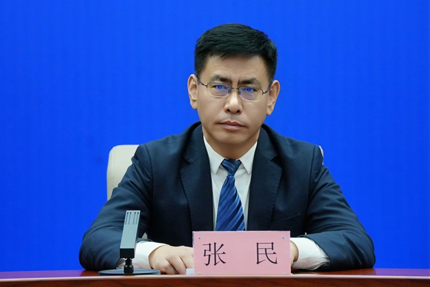 長春蓮花山生態旅游度假區管委會副主任張民。（長春市委宣傳部供圖）