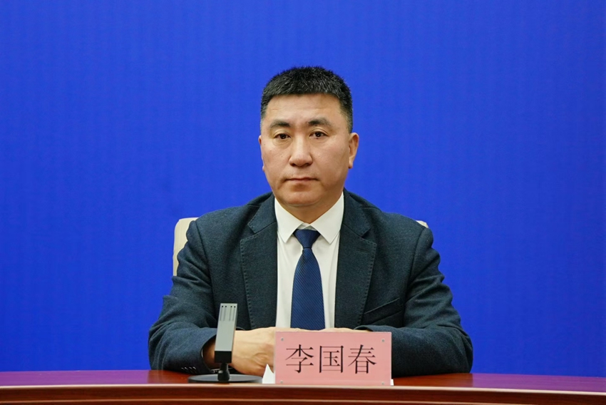 蓮花山滑雪場總經理李國春。長春市委宣傳部供圖