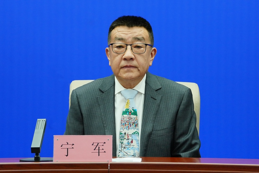 長春諾迪維瓦薩管理服務有限公司副總經理寧軍。（長春市委宣傳部供圖）