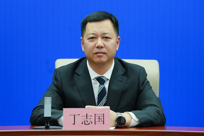 長春凈月高新技術產業開發區管委會副主任丁志國。長春市委宣傳部供圖
