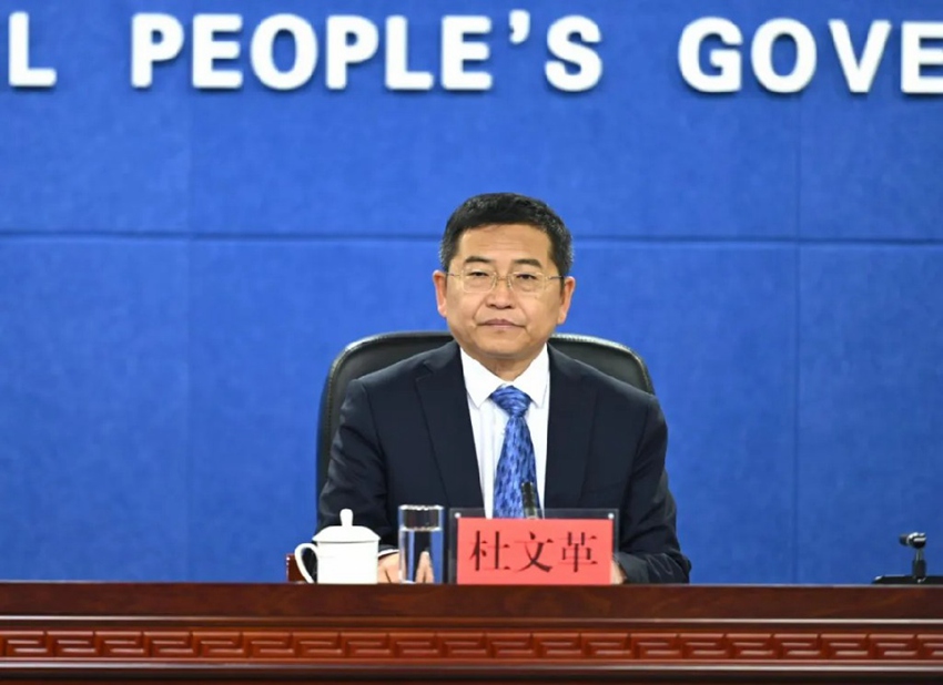 吉林省民政廳副廳長杜文革。（吉林發布）