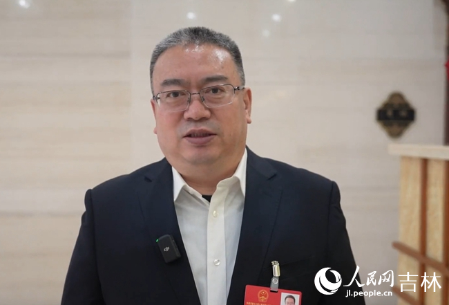 長春市人大代表、長春市中心醫院黨委書記孫良金。人民網記者 李成偉攝