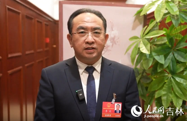 長春市人大代表，長春國家農高區黨工委副書記、管委會主任李欣。人民網記者 李成偉攝
