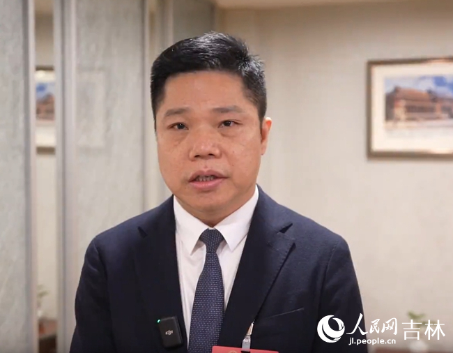 長春市人大代表、吉林省閩商總商會會長鄭國全。人民網記者 李成偉攝