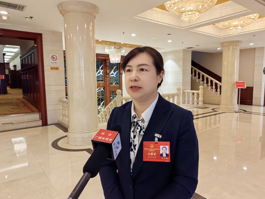 吉林省人大代表、敦化市小萬莊食品有限公司車間主任劉喜艷。（受訪者供圖）