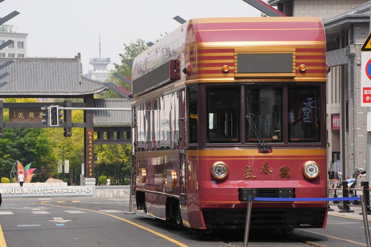 長春“氫春號”氫能源文旅列車。人民網記者 李洋攝