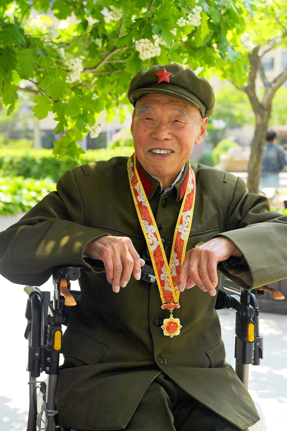 抗戰老兵韓景俊。