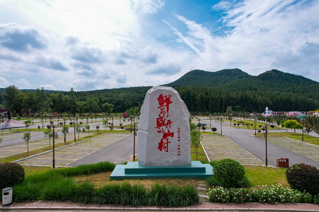 鳥瞰馬鞍山村。