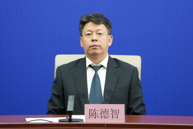 長春市貿促會黨組書記、會長陳德智。來源：長春新聞發布