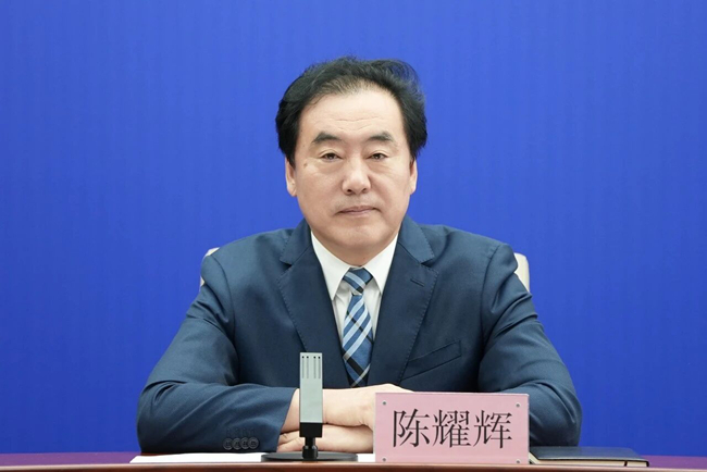 吉林省人參工作專班班長、吉林省科協黨組書記、副主席陳耀輝。來源：長春新聞發布