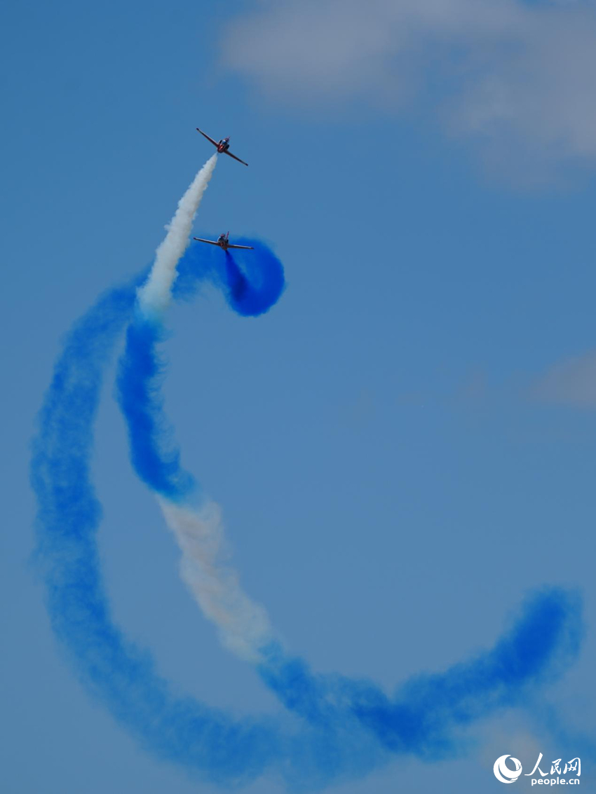 2025空軍航空開放活動和長春航空展完成全要素預演。人民網記者 李洋攝