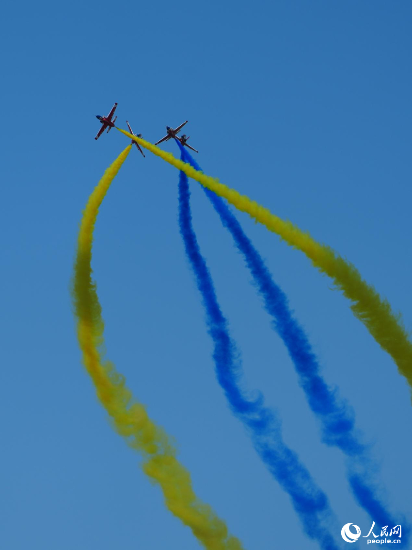 2025空軍航空開放活動和長春航空展完成全要素預演。人民網記者 李洋攝