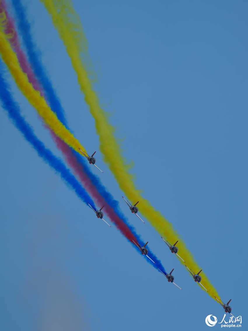 2025空軍航空開放活動和長春航空展完成全要素預演。人民網記者 李洋攝