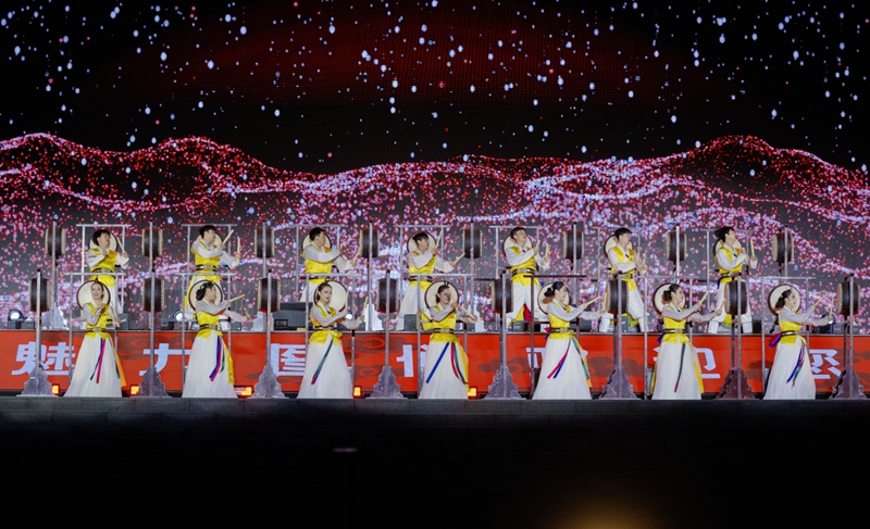 圖們市文化旅游節表演。（圖們市委宣傳部供圖）