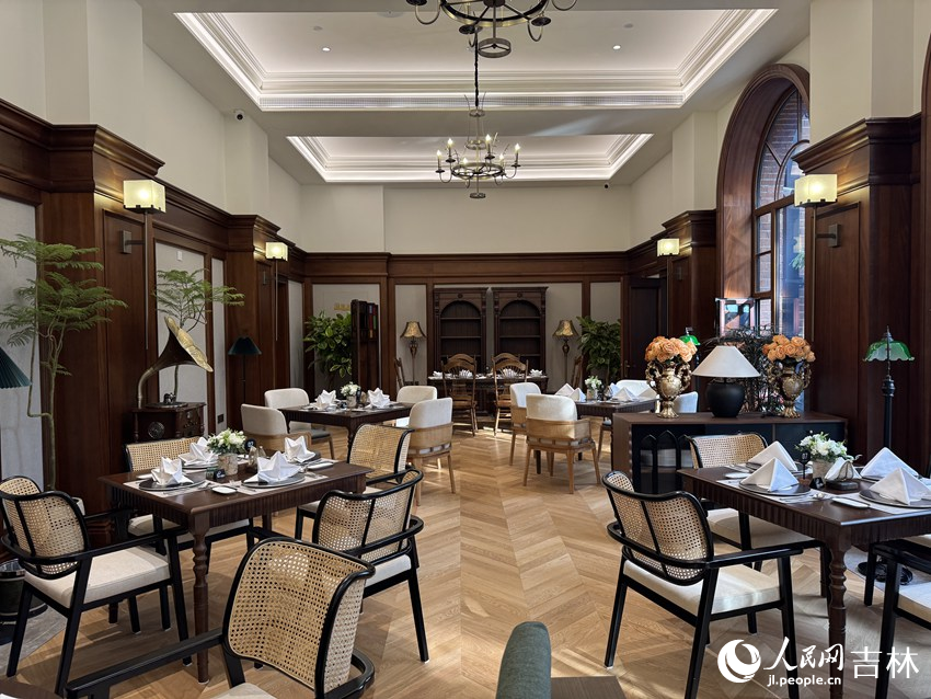 典雅的用餐區。人民網記者 李思玥攝