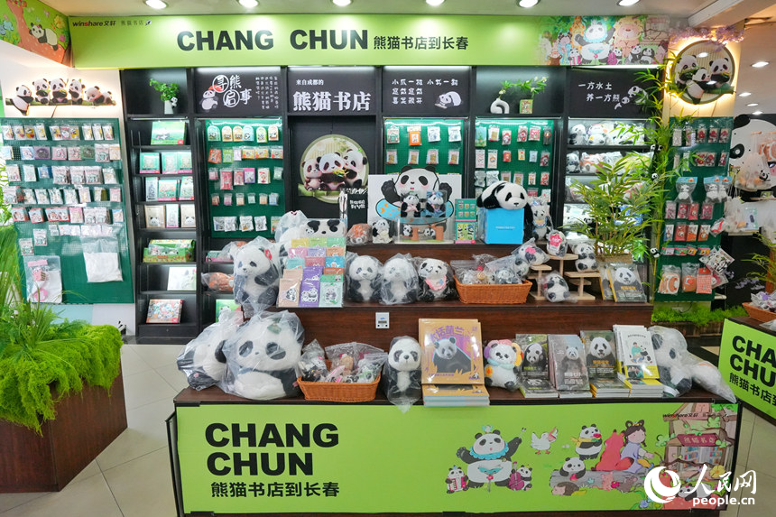 引入東北首家“熊貓書店”的長春“東書房”。人民網記者 李洋攝