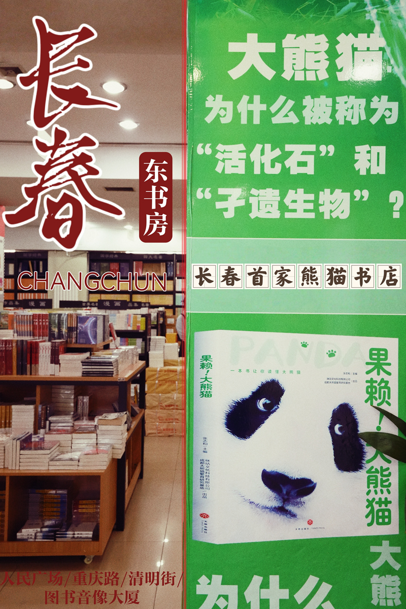 東書房·新華休閑書店。海報設計：人民網記者 李洋
