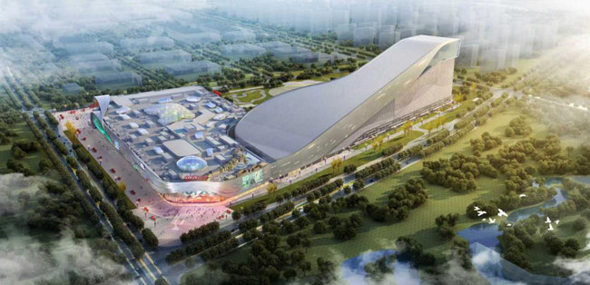 萬達茂建設效果圖。 圖片來源：上海寶冶集團有限公司