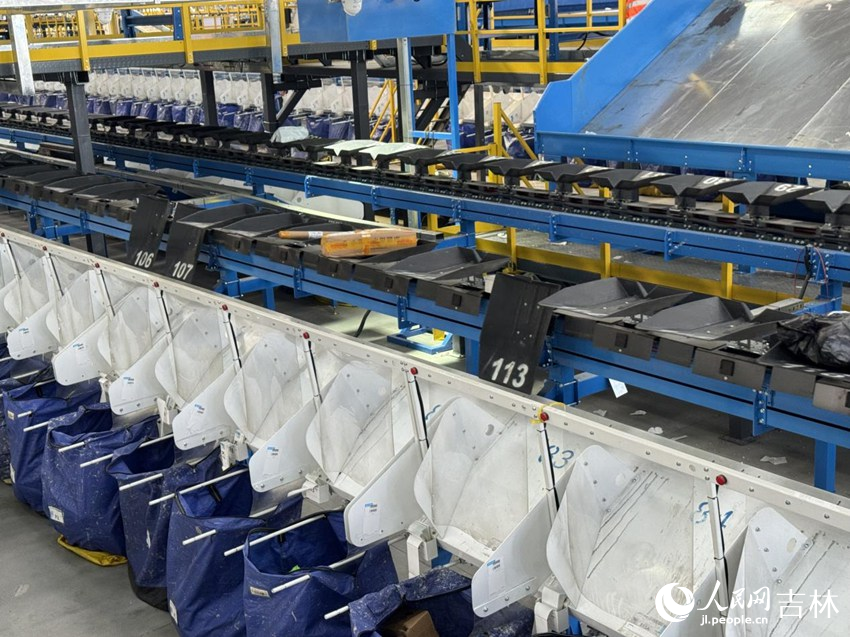 全自動分揀系統。人民網記者 李思玥攝