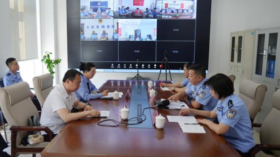 全市各拘留所視訊參會。
